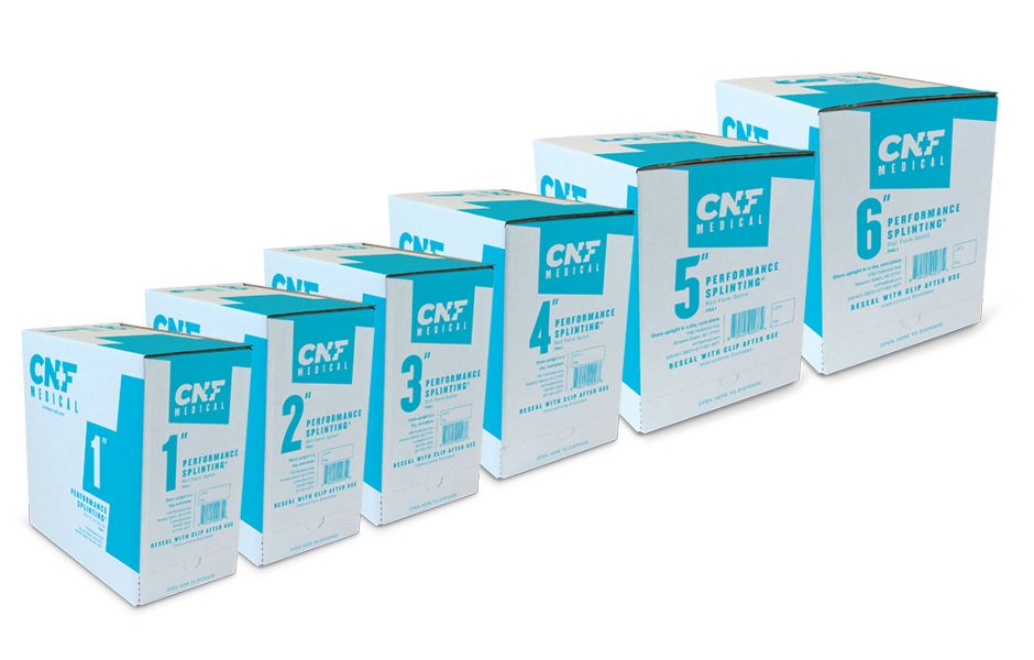 CNF Performance Splint Padded Fiberglass 4in x 15ft Roll medical supply