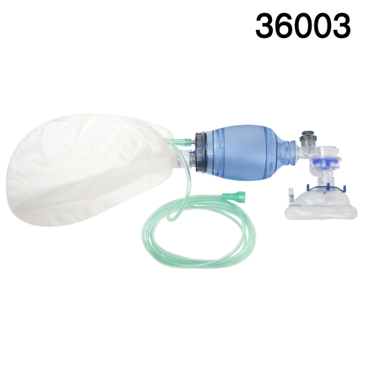 Resp-O2 Manual Resuscitator MPR Mask Reservoir Bag Pediatric 6/cs medical supply
