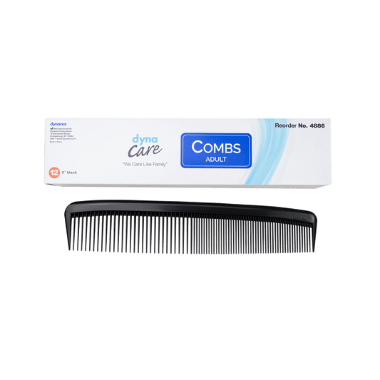 dynaCare Adult Combs 9 Inch Black 20/12 Case medical supply