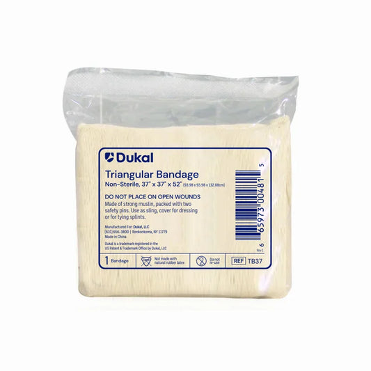 Dukal Non-Sterile Triangular Bandage 37" x 37" x 52" Case medical supply