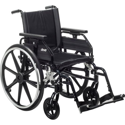 Drive Medical Viper Plus GT Wheelchair 16in Swing-Away Footrests medical supply