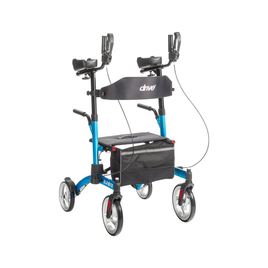 Drive Medical Elevate Upright Walker Blue medical supply