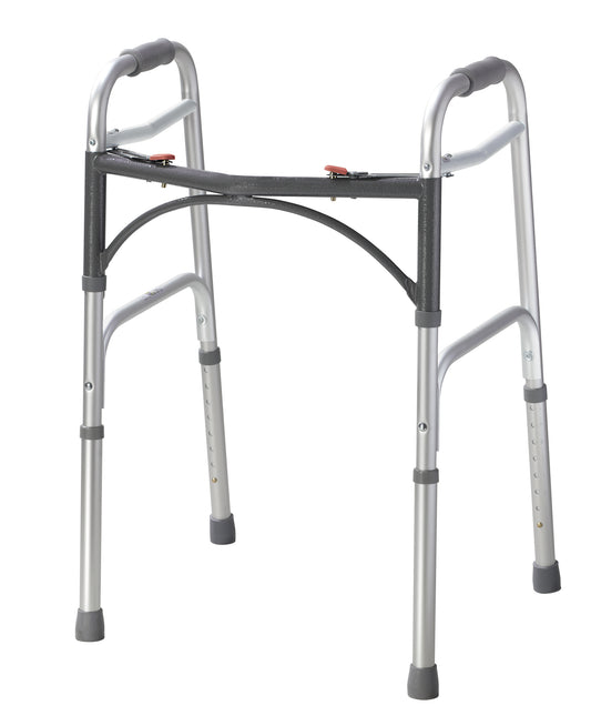 Drive Medical Deluxe Two Button Folding Walker medical supply