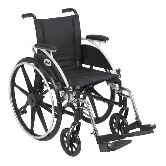 Drive Medical Viper Wheelchair 12in Desk Arms Swing-Away Footrests medical supply