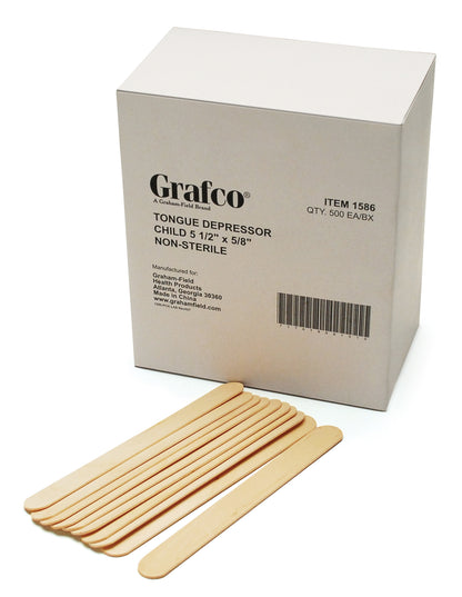 Graham Field Tongue Depres 5 1/2 X5/8 Non-s Grafco medical supply