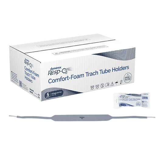 Resp-O2 Comfort-Foam Trach Tube Holder 1-Piece X-Large Adult Bariatric medical supply