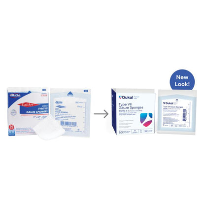 Dukal Premium Care Sterile Gauze Sponges 8-Ply 2 inch x 2 inch medical supply