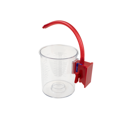 Resp-O2 Reusable Outer Suction Canister Wall Mount 1000 cc 10/cs medical supply