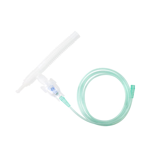 Resp-O2 Small Volume Nebulizer 6cc Cup with Tubing 6 inch Flex T-Piece 50/cs medical supply