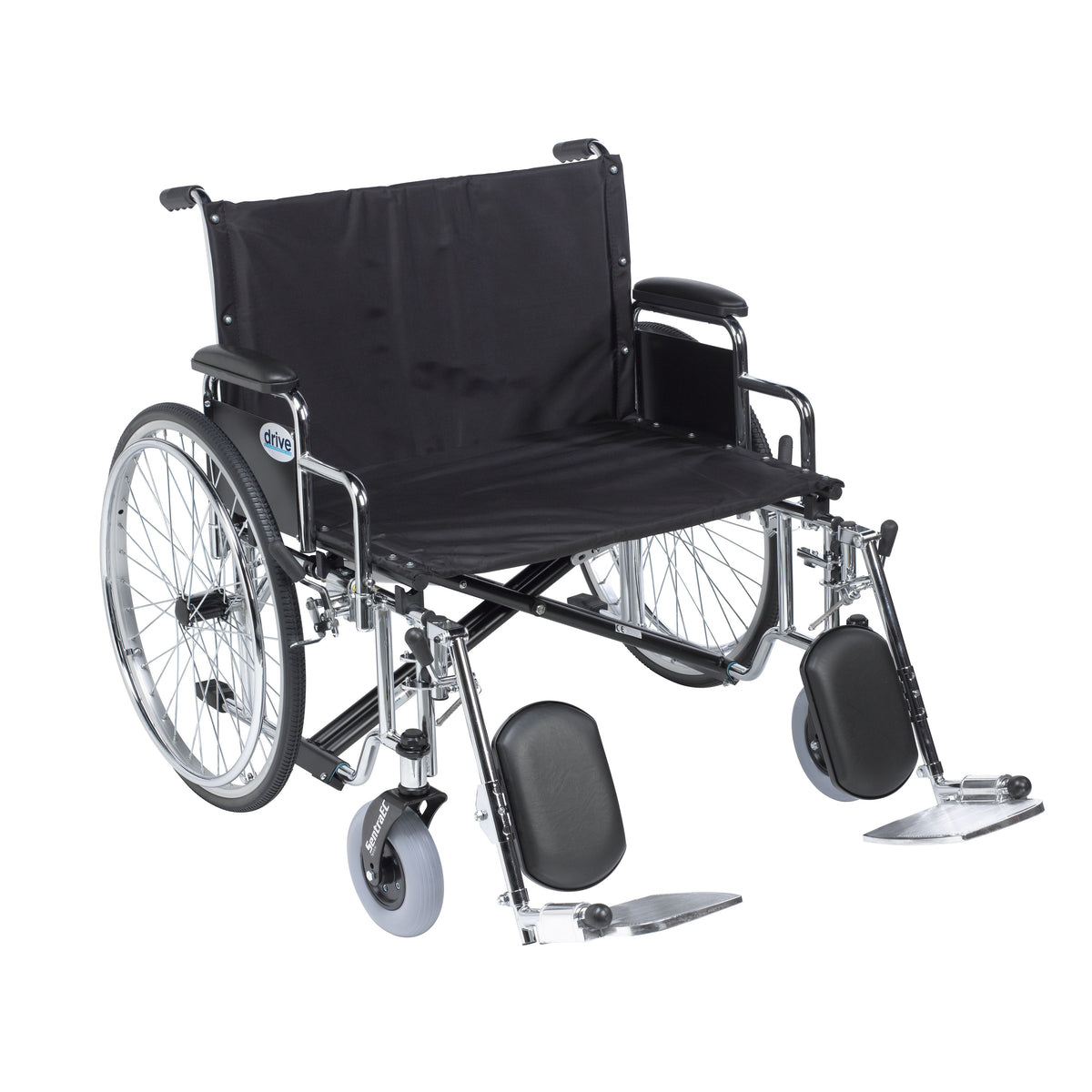 Drive Medical Sentra EC Extra Wide Wheelchair Desk Arms Elevating Leg Rests 26 inch Seat medical supply