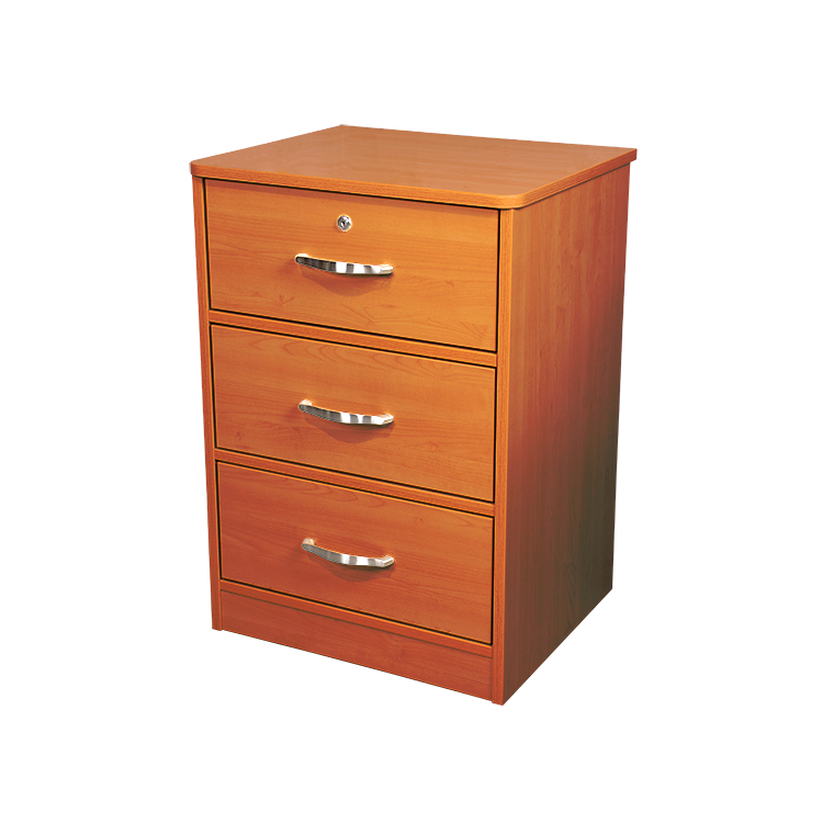 The Glenshaw Collection Three Drawer Nightstand Cherry medical supply