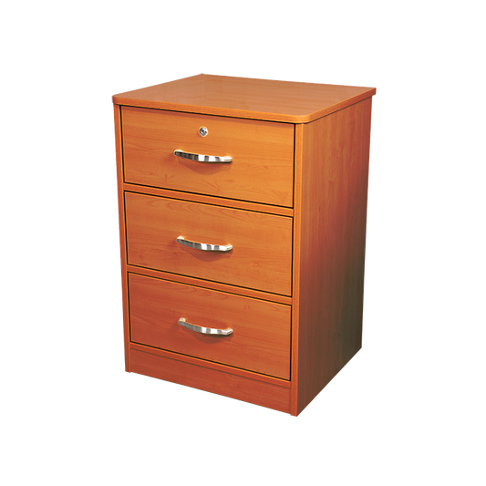 The Glenshaw Collection Three Drawer Nightstand Cherry medical supply