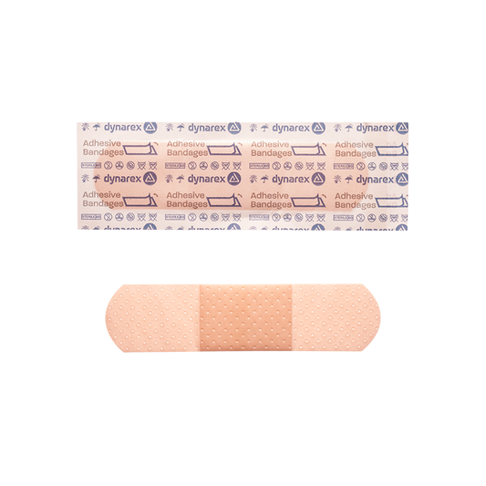DynaSafety Sheer Plastic Adhesive Bandages Sterile 3/4 x 3 in 5000/cs medical supply