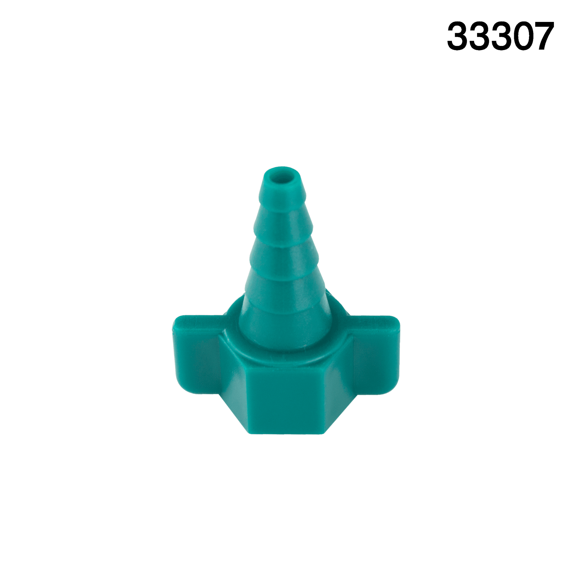 Resp-O2 Oxygen Tubing Nut Nipple Adaptor 10/50cs medical supply