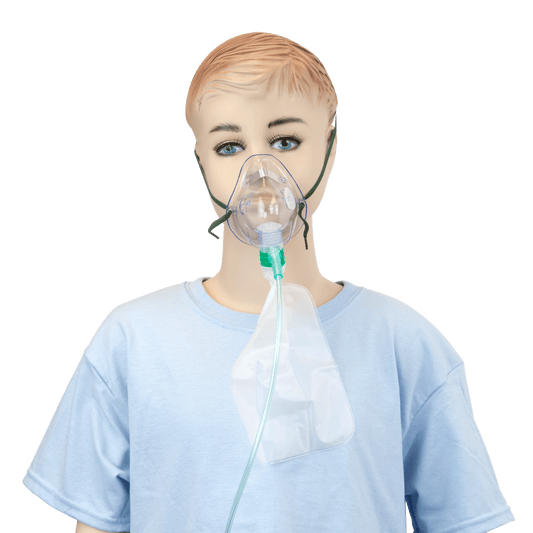 Resp-O2 Pediatric Non-Rebreather Mask with Safety Vent 50/cs medical supply