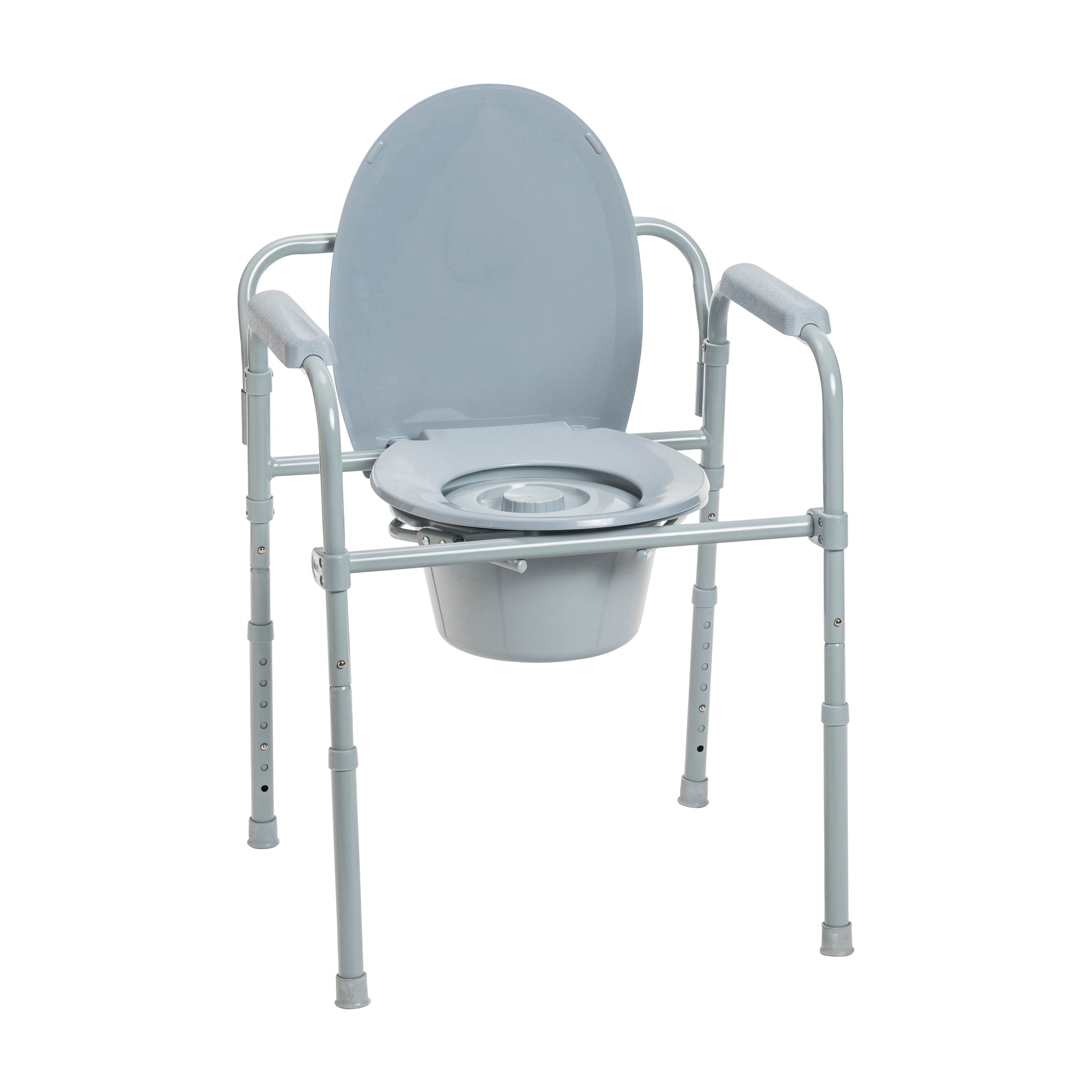Drive Medical Steel Folding Frame Commode medical supply