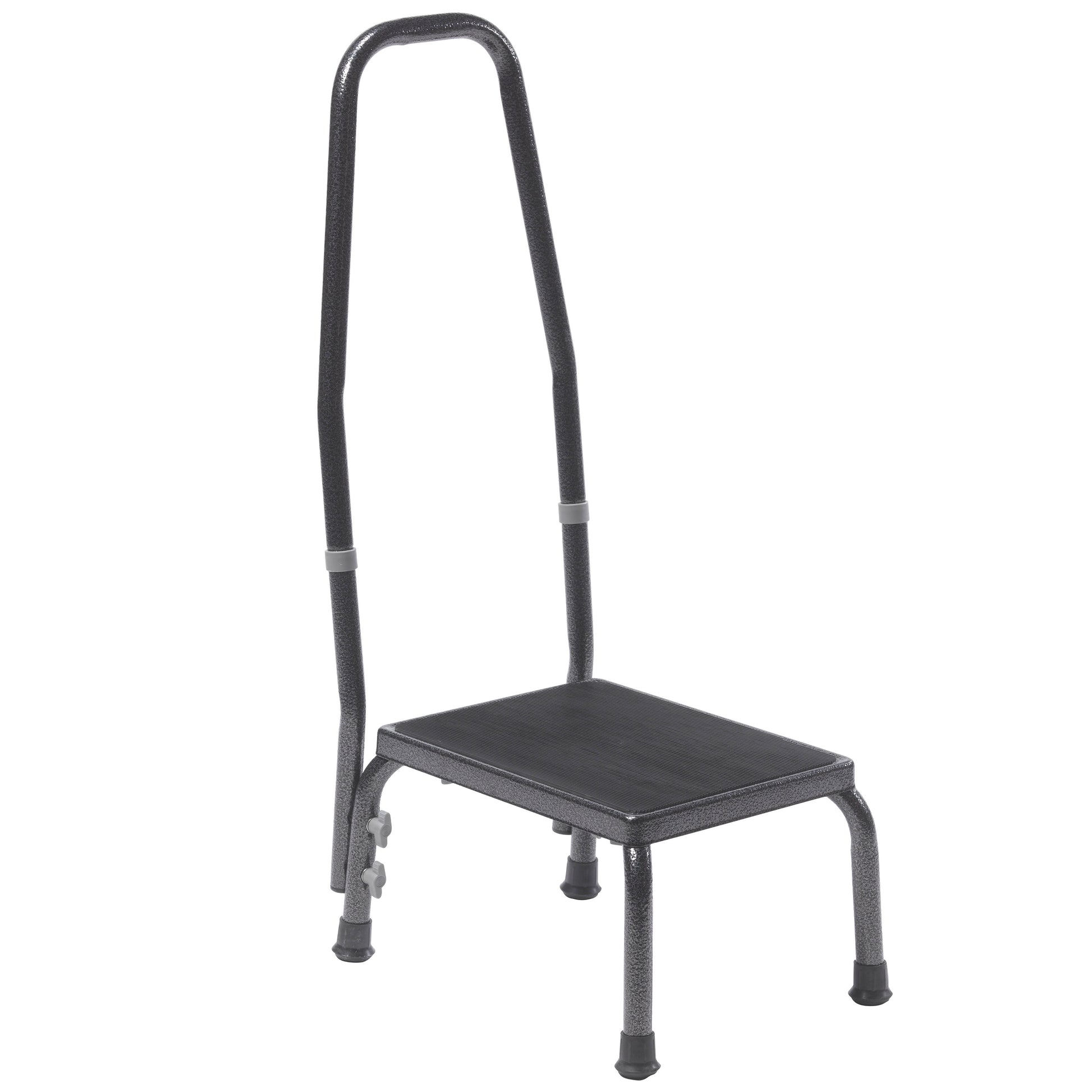Drive Medical Footstool With Non Skid Rubber Platform and Handrail medical supply