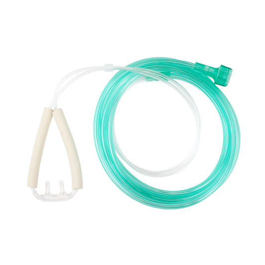 Resp-O2 Nasal Oxygen Cannula Cushion Tip Advantage Ear Foam 7 ft Adult Universal 50/cs medical supply