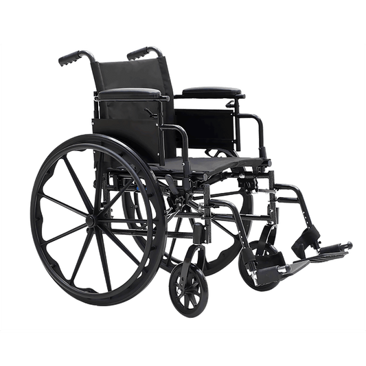 Dynarex DynaRide S4 X-Lite Wheelchair 18 x 16 Flip Desk Arm F Silver Vein medical supply