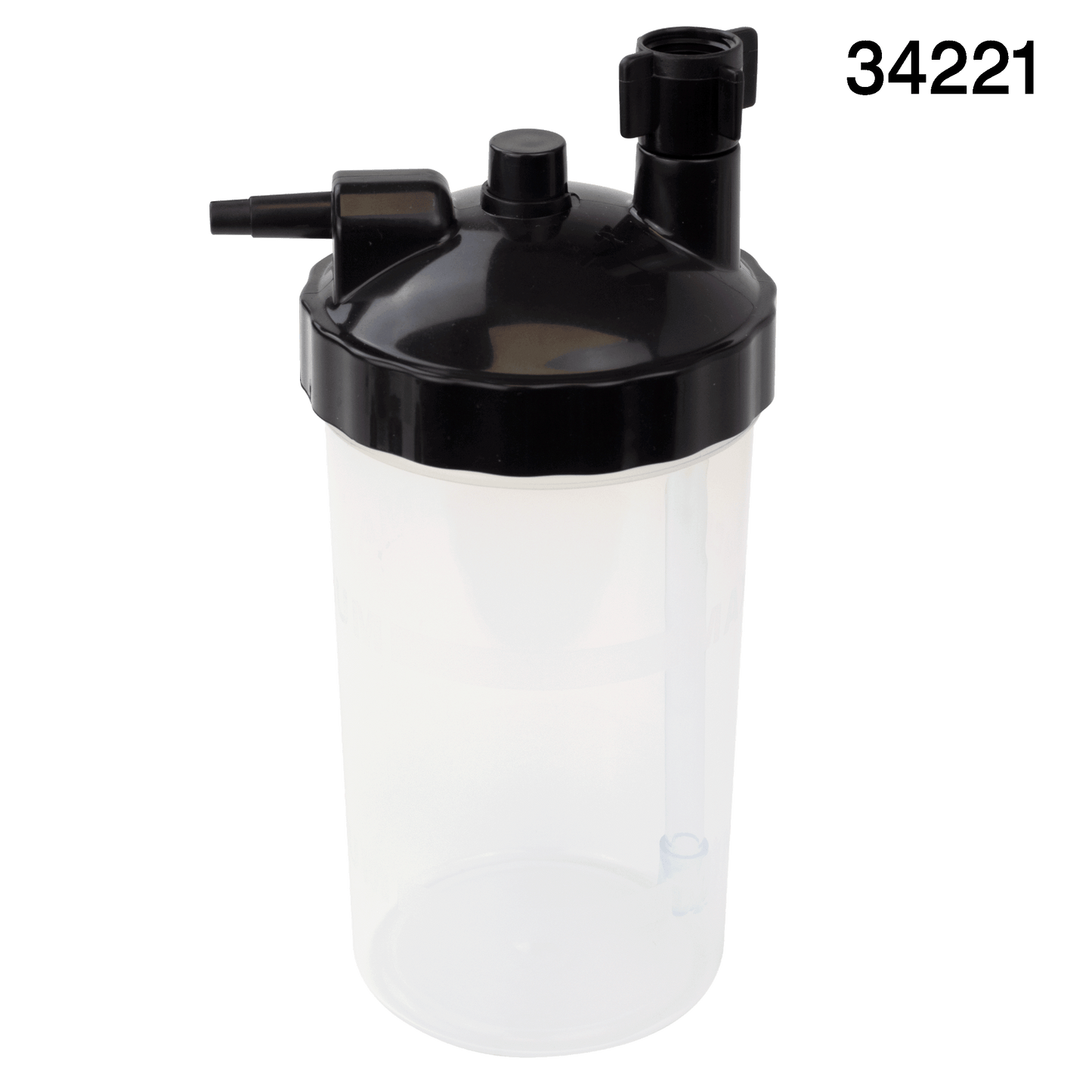 Resp-O2 Dry Bubble Humidifier Home Use 400mL 6PSI Case medical supply