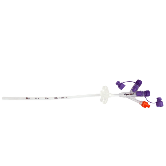 Dynarex Gastrostomy Tube 3 Port ENFit 12 Fr 5/bx medical supply