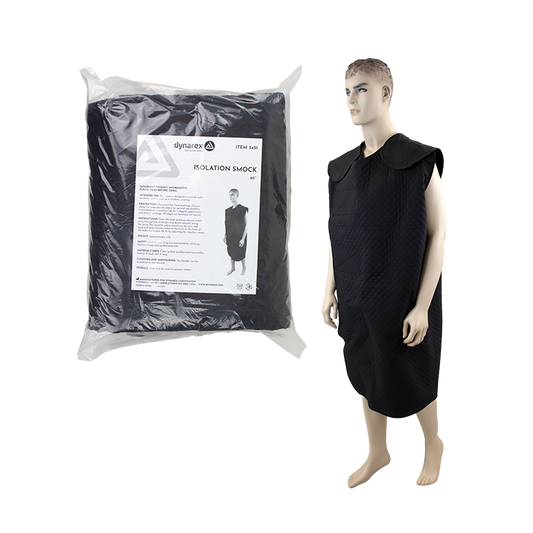Dynarex Isolation Smock Black 5/Case medical supply
