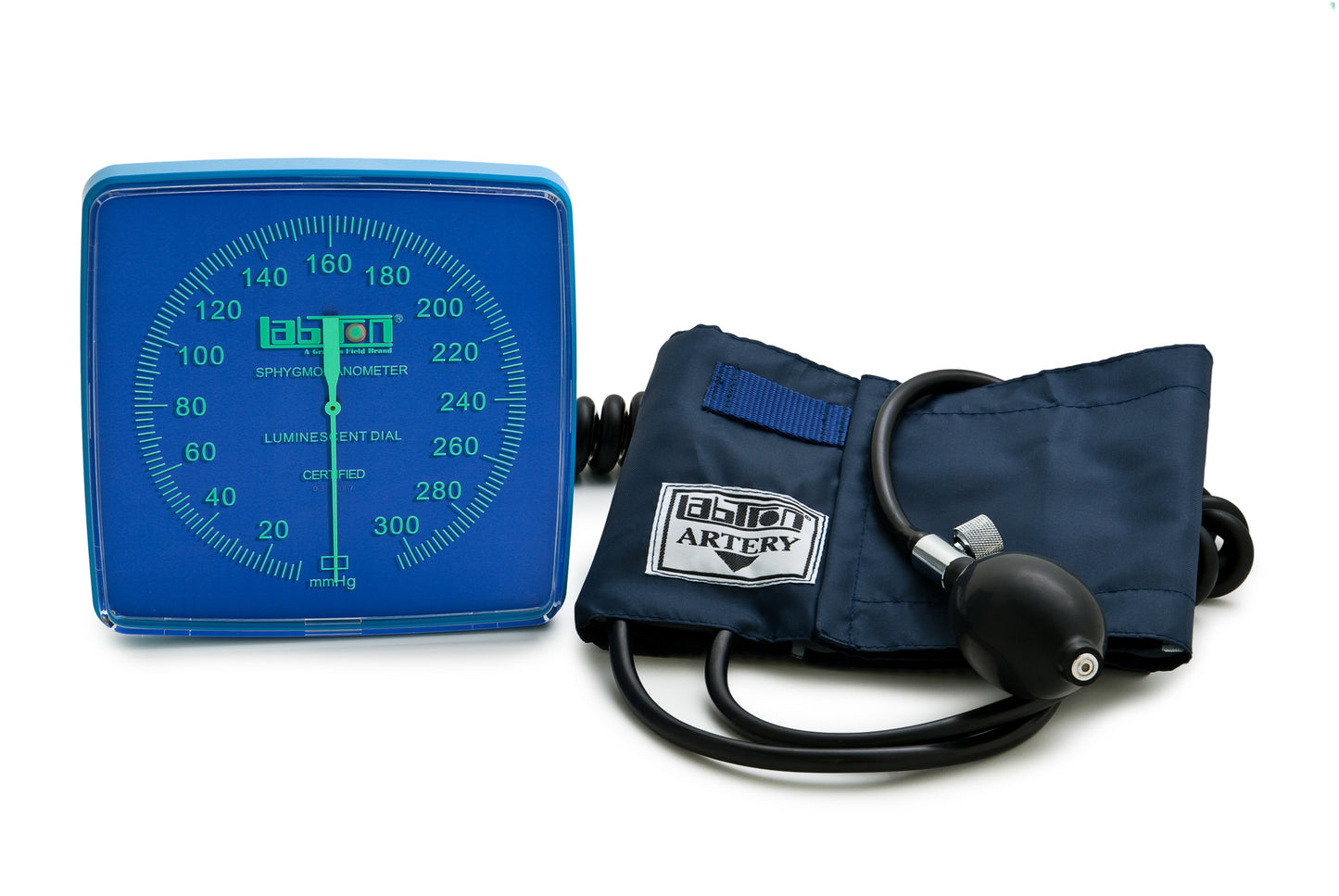 Graham Field Wallmax Aneroid Sphyg, Adult Labtron, Blue, Latex Bladder medical supply view 2
