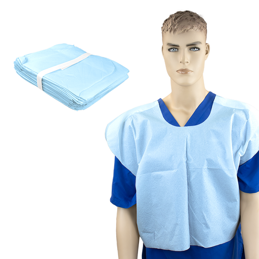 Dynarex Exam Cape Universal Blue 100/case medical supply