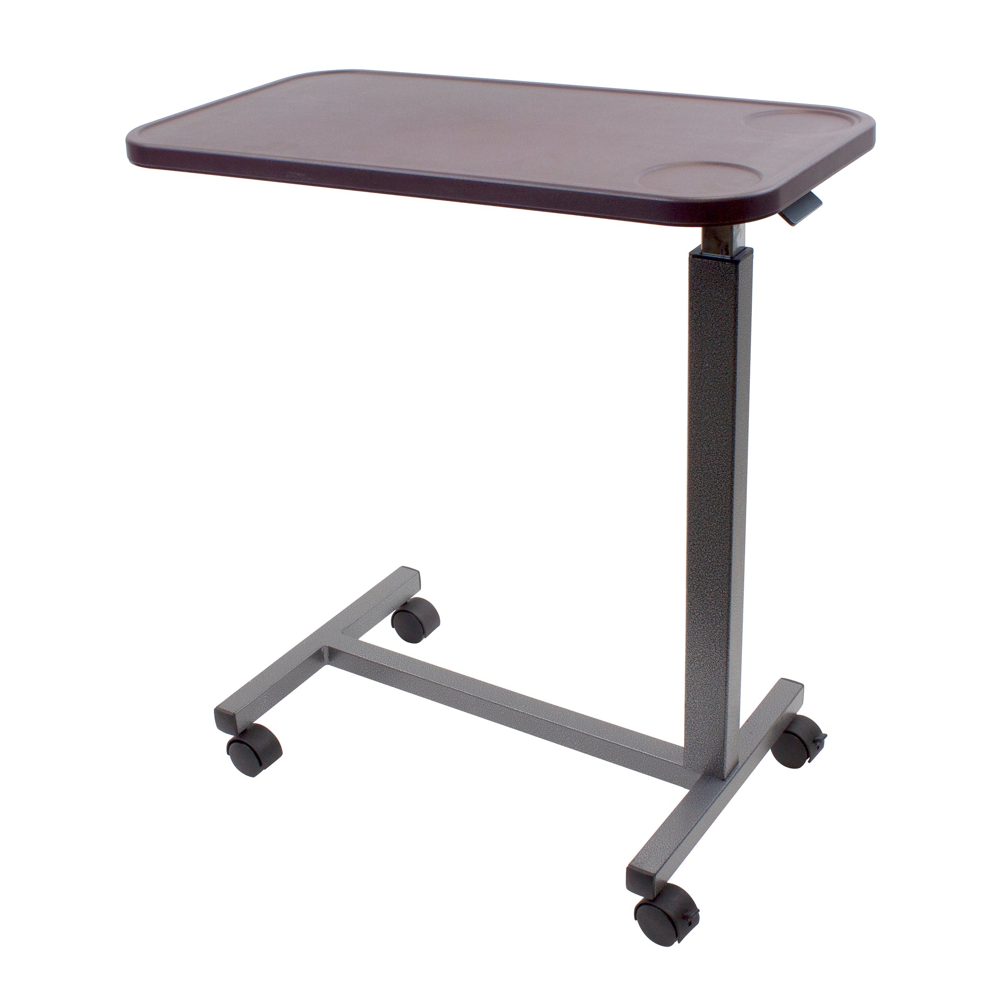 Dynarex Plastic Overbed Table Mahogany medical supply