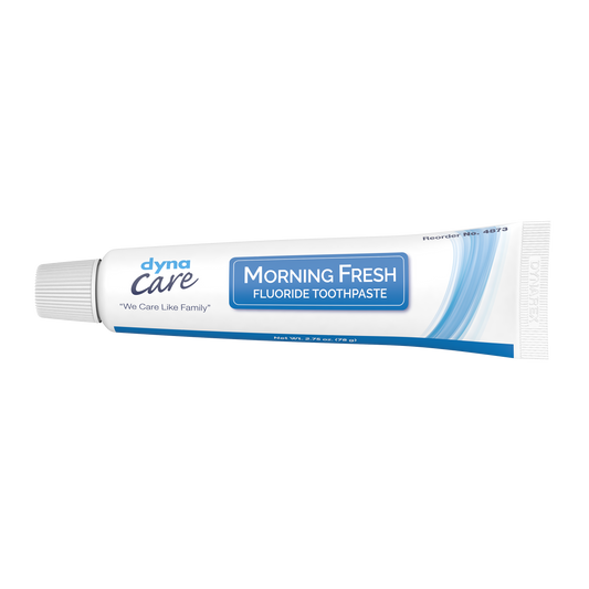 dynaCare Morning Fresh Mint Toothpaste with Fluoride 2.75 oz Tube Case of 144 medical supply