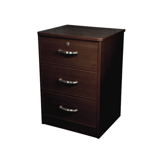 The Glenshaw Collection Three Drawer Nightstand Mahogany medical supply
