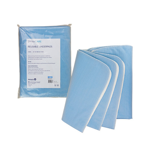 DynaCare Reusable Underpads Blue 34 x 36 medical supply