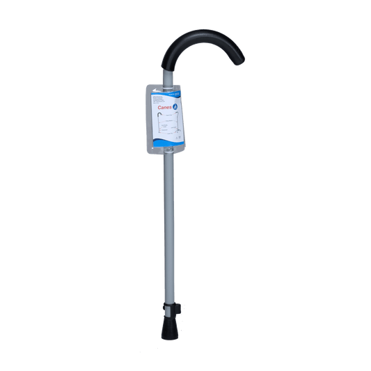 Dynarex Round Crook Handle Cane Tab Lock Silencer medical supply
