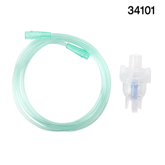 Resp-O2 Small Volume Nebulizer 6cc Cup with 7 ft Tubing Standard 50/cs medical supply