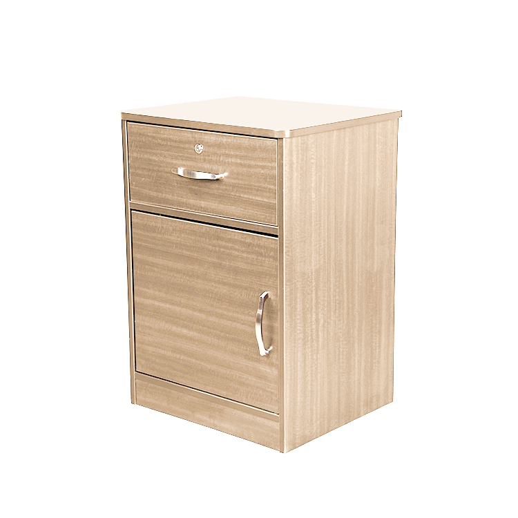 The Glenshaw Collection One Door One Drawer Nightstand Light Oak medical supply