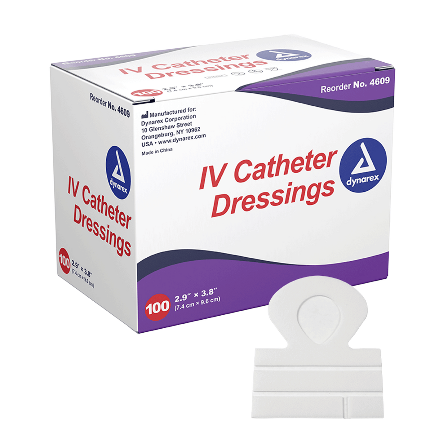 Dynarex IV Catheter Dressing 5/100 per Case medical supply