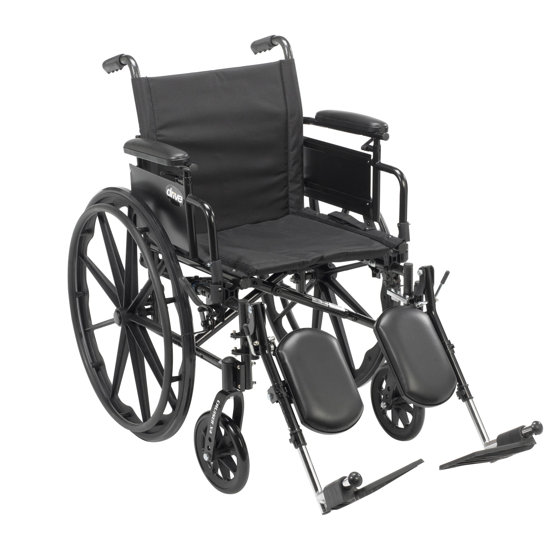 Drive Medical Cruiser X4 Dual Axle Wheelchair Desk Arms 16" Seat medical supply