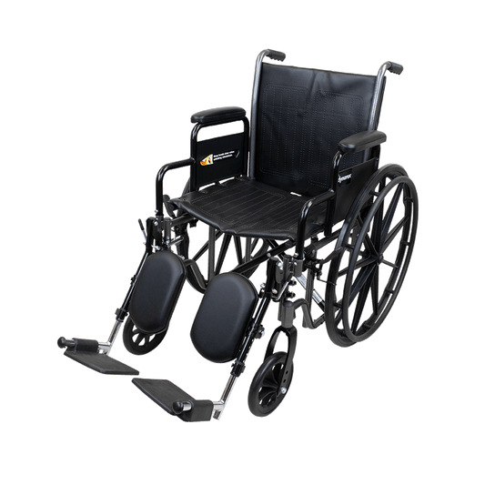 Dynarex DynaRide S2 Wheelchair 16 x 16 Detach Desk Arm ELR Silver Vein medical supply