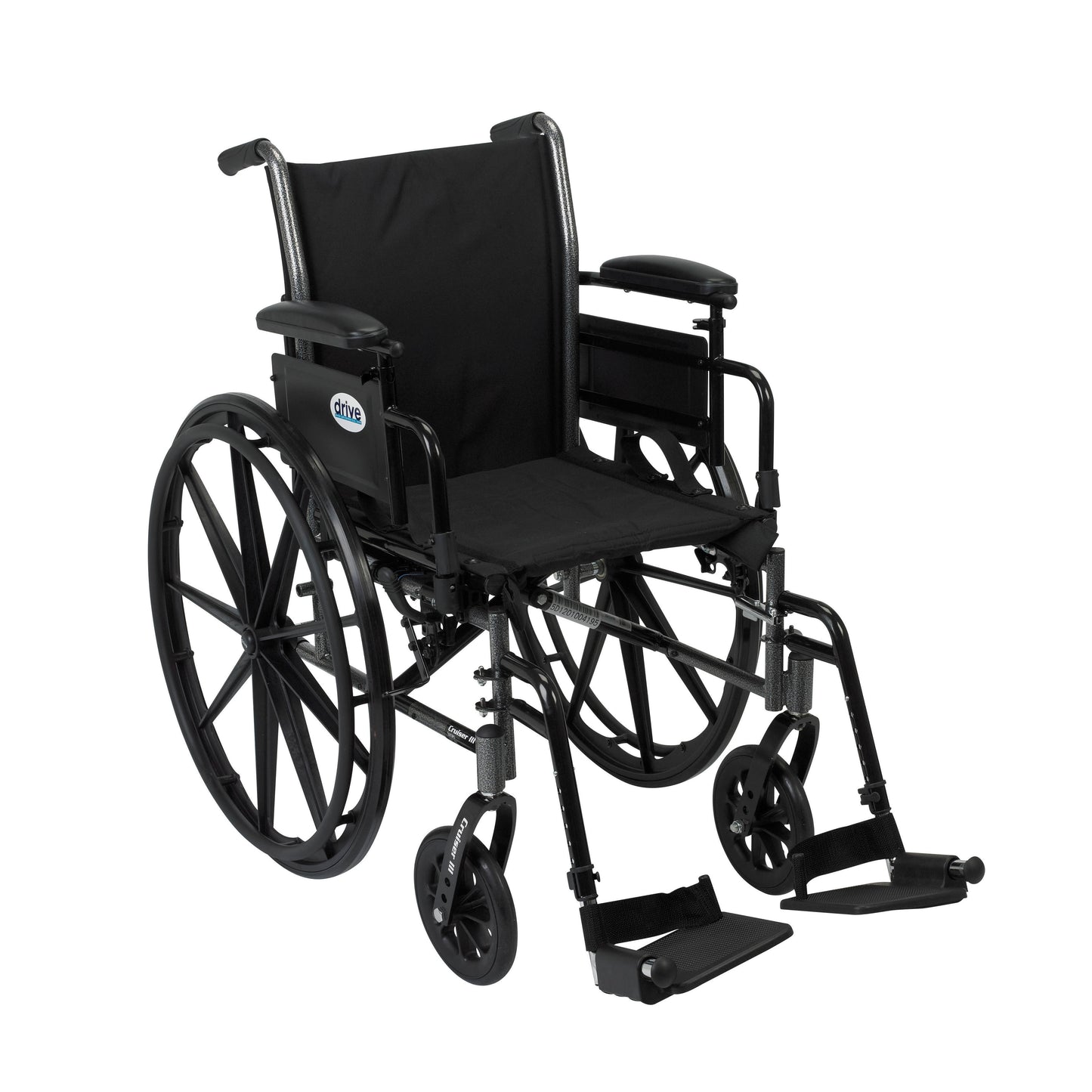 Drive Medical Cruiser III Wheelchair Swing Away Footrests 16" medical supply