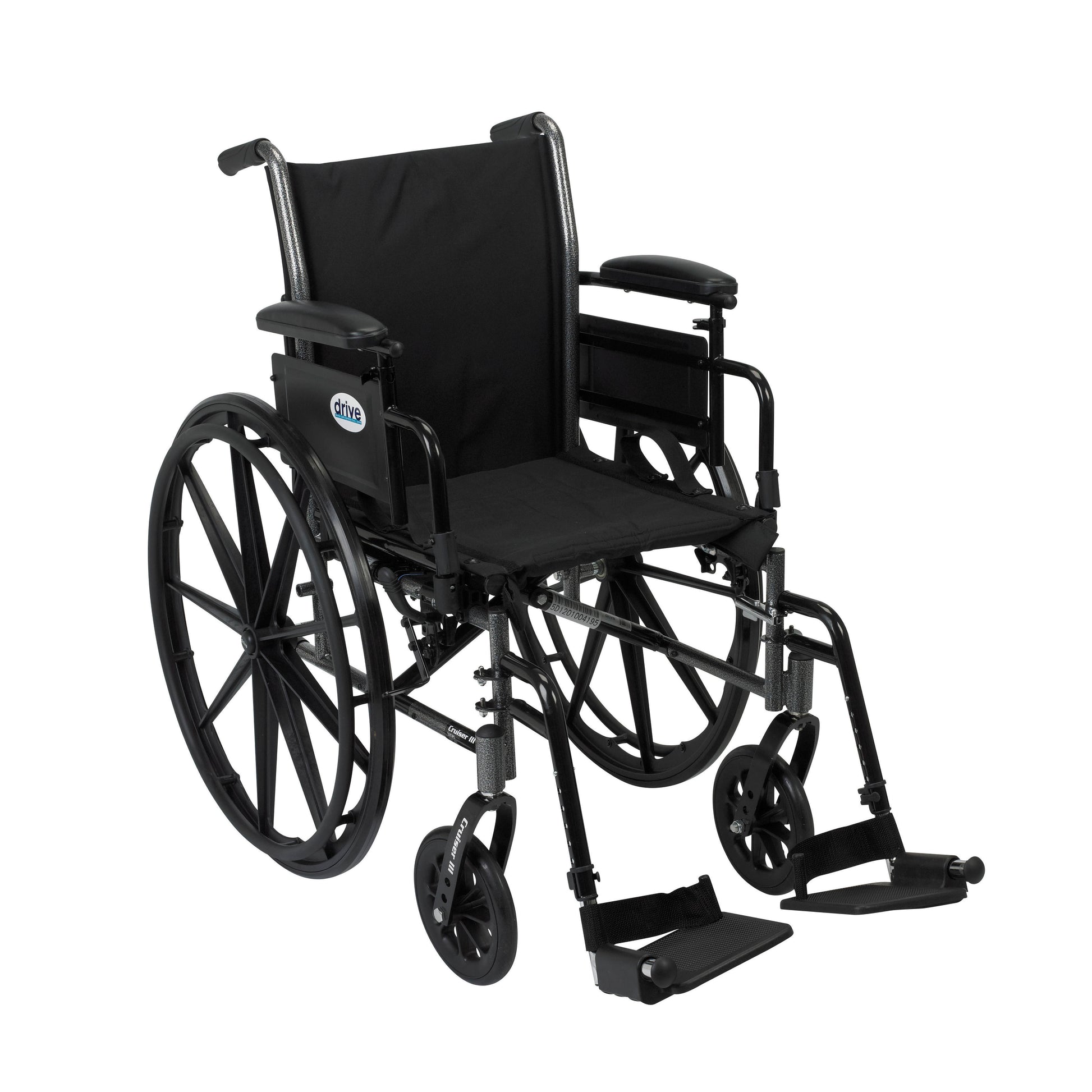 Drive Medical Cruiser III Wheelchair Swing Away Footrests 16" medical supply
