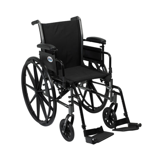 Drive Medical Cruiser III Wheelchair Swing Away Footrests 16" medical supply