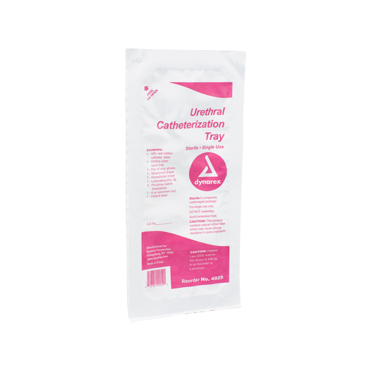 Dynarex Urethral Catheterization Tray 20/cs medical supply