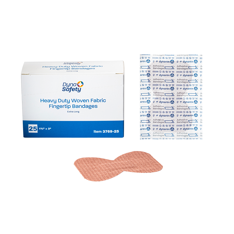 DynaSafety Woven Fabric Bandage Fingertip XLong 1 3/4 x 3 36/25 medical supply