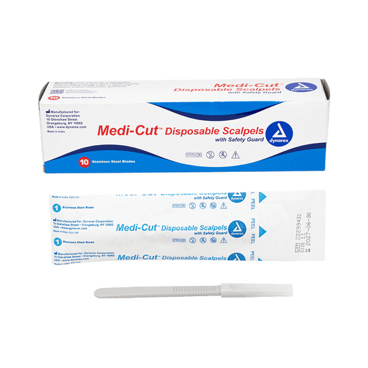 Medi-Cut Disposable Sterile Scalpels #11 10/bx medical supply