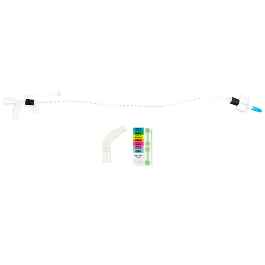 Resp-O2 Closed Suction Endotracheal Catheter Double Swivel Elbow 10 Fr medical supply